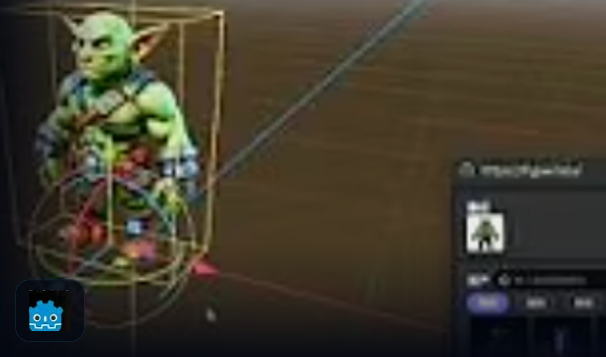 Godot Rodin Add-On 教程画面