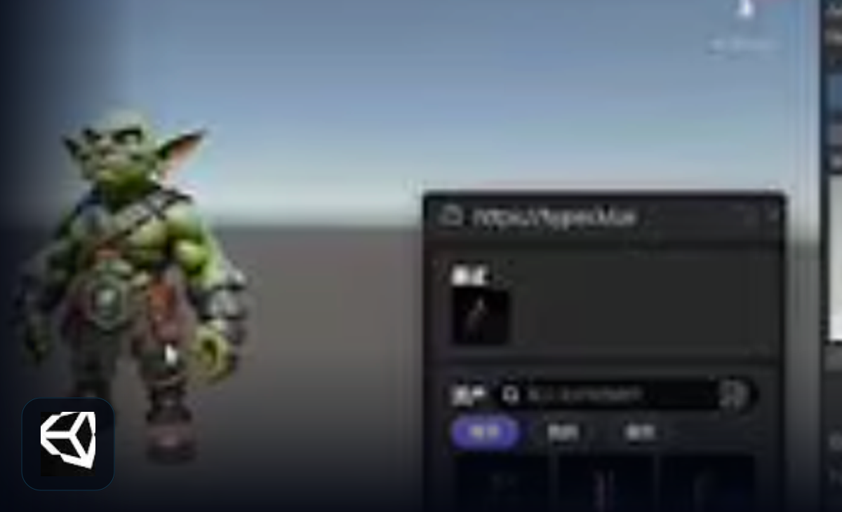 Unity Rodin Add-On 教程画面